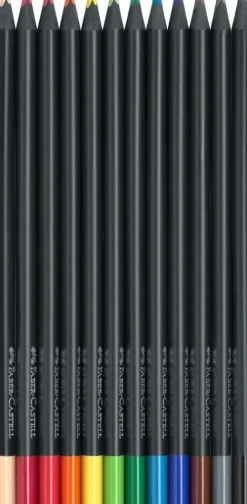Faber-Castell Buntstifte-Buntstifte Black Edition 12er Kartonetui