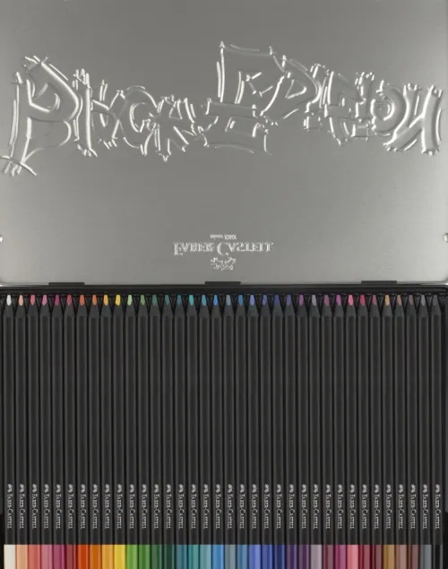 Faber-Castell GmbH&Co. Buntstifte-Faber-Castell Buntstifte Black Edition 36er Metalletui