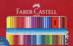 Faber-Castell Buntstifte-Buntstifte Colour Grip, 48er Set Metalletui