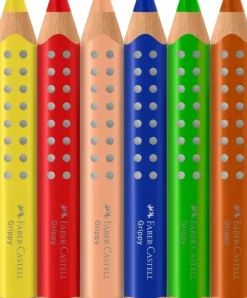 Buntstifte Grippy 6er Set mit Spitzer*Faber-Castell Online