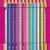 Faber-Castell GmbH&Co. Buntstifte*Faber-Castell Buntstifte Pinkes Sparkle, 12er Metalletui