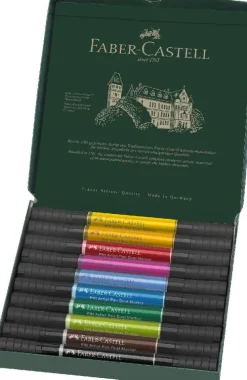 Faber-Castell Kalligraphie & Handlettering*Dual Marker Pitt Artist Pen Tuschestift, 10er Set