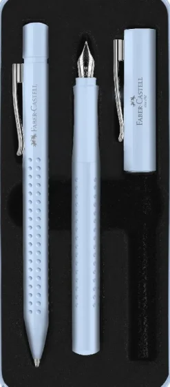 Faber-Castell Füller & Tinte*Füller M/Set Grip 2010 sky blue