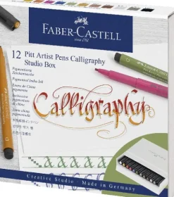 Tuschestift Pitt Artist Pen Calligraphy Studio 12er Atelierbox*Faber-Castell