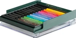 Tuschestift PITT Artist Pen Brush 12er Set Basis Farben*Faber-Castell Best