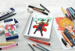 Tuschstifte Pitt Artist Pens, 6er Set Mangaka*Faber-Castell Best