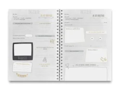 familia Verlag Liebe & Hochzeit*familiawedding black-Doodle- Design XXL Gästebuch zur Hochzeit