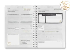 familia Verlag Liebe & Hochzeit*familiawedding black-Doodle- Design XXL Gästebuch zur Hochzeit