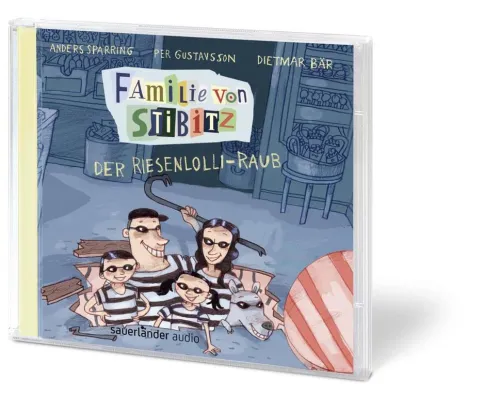 Kinder Argon Verlag Kinder- & Jugendbücher·Krimis-Familie von Stibitz - Der Riesenlolli-Raub, 1 Audio-CD