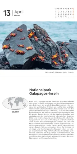 Kunth Verlag Abreiß-Kalender*Farben der Erde - KUNTH 365-Tage-Abreißkalender 2026