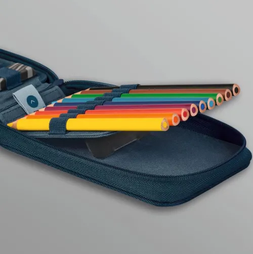 Federmäppchen 2 Klappen denim*Baier & Schneider