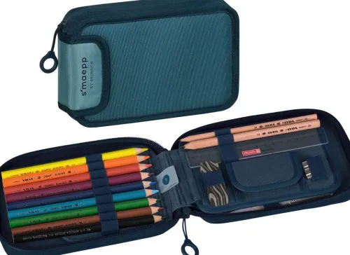 Federmäppchen 2 Klappen denim*Baier & Schneider