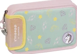 Baier & Schneider Federtaschen*Federmäppchen 2 Klappen Unicorn