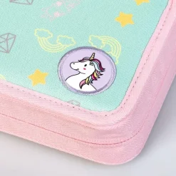 Baier & Schneider Federtaschen*Federmäppchen 2 Klappen Unicorn