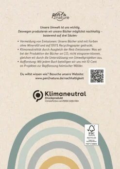 Naumann & Göbel Verlagsg. Notizbücher & -Blöcke*Feel The Power . Nachhaltiges Notizbuch in A5 mit Hardcover und Regenbogen-Motiv