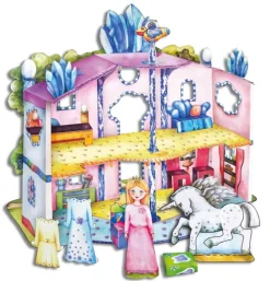 Atelier Color Bastelpapier & Origami-Feenhaus basteln Bastelbogen mit Anziehpuppe Ausschneidebogen