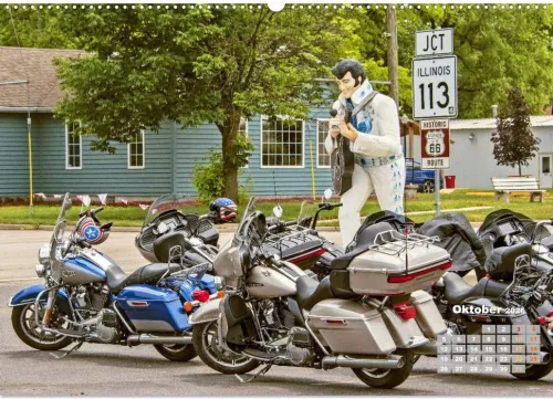 Fernweh und Traumziele: Auf Motorrad-Tour in den USA (hochwertiger Premium Wandkalender 2026 DIN A2 quer), Kunstdruck in Hochglanz*Calvendo Discount