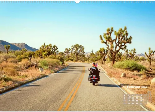 Fernweh und Traumziele: Auf Motorrad-Tour in den USA (hochwertiger Premium Wandkalender 2026 DIN A2 quer), Kunstdruck in Hochglanz*Calvendo Discount