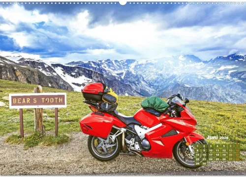 Fernweh und Traumziele: Auf Motorrad-Tour in den USA (hochwertiger Premium Wandkalender 2026 DIN A2 quer), Kunstdruck in Hochglanz*Calvendo Discount