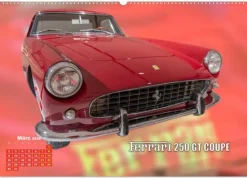Calvendo Wandkalender-Ferrari - Synonym für Motorsport (Wandkalender 2026 DIN A2 quer), Monatskalender