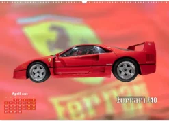 Calvendo Wandkalender-Ferrari - Synonym für Motorsport (Wandkalender 2026 DIN A2 quer), Monatskalender