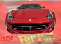 Calvendo Wandkalender-Ferrari - Synonym für Motorsport (Wandkalender 2026 DIN A2 quer), Monatskalender