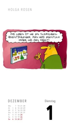 Lappan Abreiß-Kalender-Fiese Bilder Cartoons für jeden Tag 2026: Tagesabreißkalender