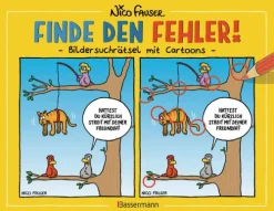 Bassermann, Edition Cartoons-Finde den Fehler - Bildersuchrätsel mit Cartoons