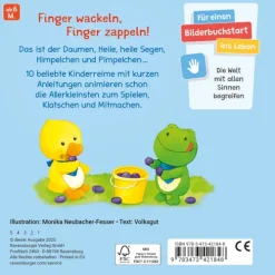 Ravensburger Verlag 0-3 Jahre*Fingerspiele für Klitzekleine