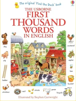 Kinder Usborne Publishing Kinderbücher-First Thousand Words in English