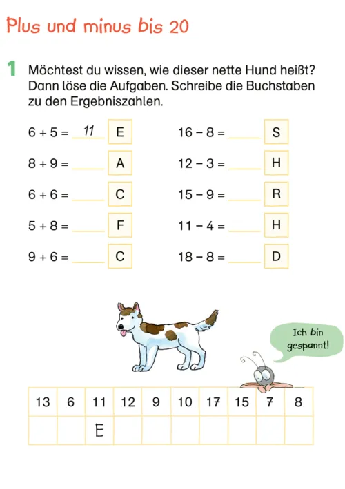 Tessloff Verlag Grundschule·Mathematik*Fit fürs Rechnen 1. Klasse. Mein 5-Minuten-Block