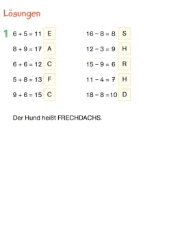 Tessloff Verlag Grundschule·Mathematik*Fit fürs Rechnen 1. Klasse. Mein 5-Minuten-Block