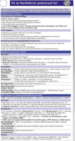 Boerm Bruckmeier Medizin*Fit im Nachtdienst pocketcard Set