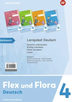 Westermann Schulbuch Nach Fächern·Deutsch-Flex und Flora 4. Lernpaket Deutsch (Druckschrift) Verbrauchsmaterial