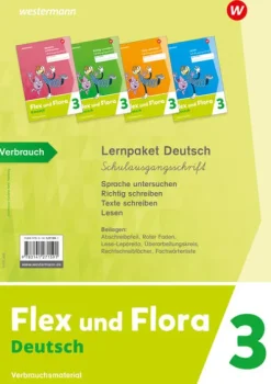 Westermann Schulbuch Nach Fächern·Deutsch-Flex und Flora. Lernpaket Deutsch 3 (Schulausgangsschrift) Verbrauchsmaterial