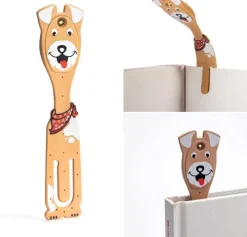 Bookchair Vertrieb Lesen & Geschichten-Flexilight Animal Leselicht (Hund) | 2 in 1 Leselampe & Lesezeichen | LED Leselicht | Geschenk für Leser, Buchliebhaber | Deutsche Ausgabe