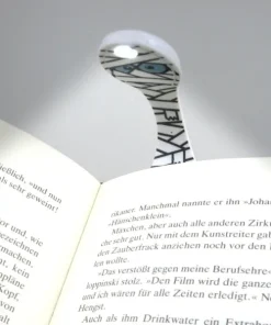 Bookchair Vertrieb Lesen & Geschichten*Flexilight Leselicht (Mumie) | 2 in 1 Leselampe & Lesezeichen | Geschenk für Leser, Buchliebhaber | Deutsche Ausgabe