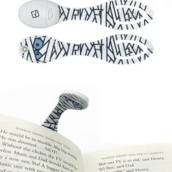 Bookchair Vertrieb Lesen & Geschichten*Flexilight Leselicht (Mumie) | 2 in 1 Leselampe & Lesezeichen | Geschenk für Leser, Buchliebhaber | Deutsche Ausgabe