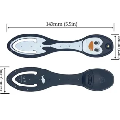 Bookchair Vertrieb Lesen & Geschichten-Flexilight Leselicht (Pinguin) | 2 in 1 Leselampe & Lesezeichen | Geschenk für Leser, Buchliebhaber | Deutsche Ausgabe