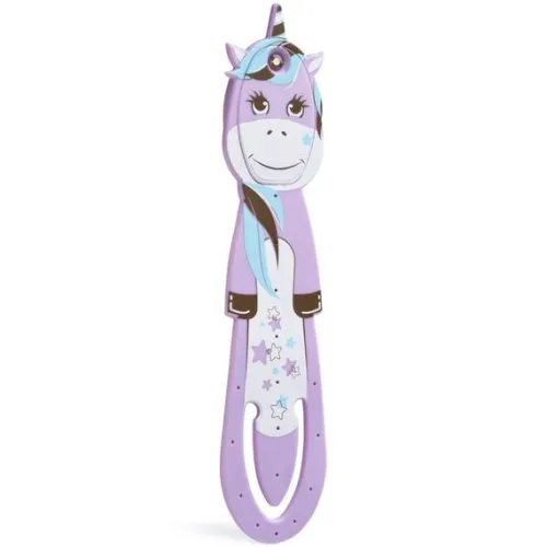 Flexilight Pals Leselicht (Einhorn) - lila - 2 in 1 Leselampe & Lesezeichen - LED Leselicht - Geschenk für Leser, Buchliebhaber - Deutsche Ausgabe*Bookchair Vertrieb Sale