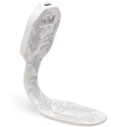 Bookchair Vertrieb Lesen & Geschichten*Flexilight RC (White Flowers) - wiederaufladbares Leselicht - 2 in 1 Leselampe & Lesezeichen - LED Leselicht - Geschenk für Leser, Buchliebhaber - Deutsche Ausgabe