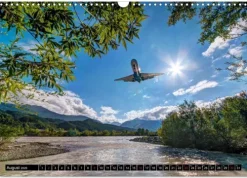Flugzeugkalender (Wandkalender 2026 DIN A3 quer), Monatskalender*Calvendo Outlet