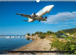 Flugzeugkalender (Wandkalender 2026 DIN A3 quer), Monatskalender*Calvendo Outlet