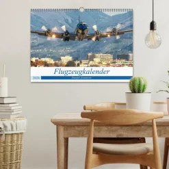 Flugzeugkalender (Wandkalender 2026 DIN A3 quer), Monatskalender*Calvendo Outlet