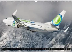 Flugzeugkalender (Wandkalender 2026 DIN A3 quer), Monatskalender*Calvendo Outlet