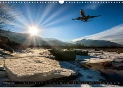 Flugzeugkalender (Wandkalender 2026 DIN A3 quer), Monatskalender*Calvendo Outlet