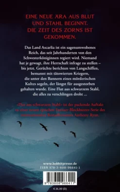 Klett-Cotta Verlag High Fantasy-Flut aus schwarzem Stahl