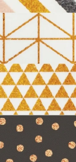 Washi-Tape 4er Set HOTFOIL KUPFER, 3x 15mmx5m + 1x 5mmx5m*Folia Discount