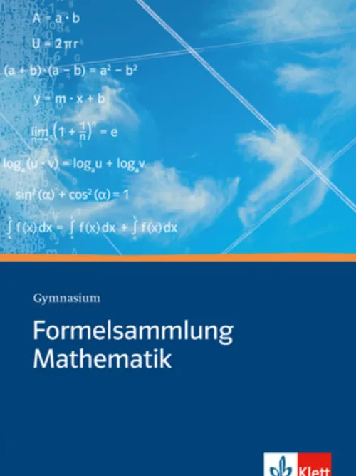 Formelsammlung Mathematik. Gymnasium*Klett Ernst /Schulbuch New