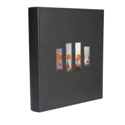 Quo Vadis Dekoration & Einrichtung-Fotoalbum MILANO 29x32 cm, 60 schwarze Seiten